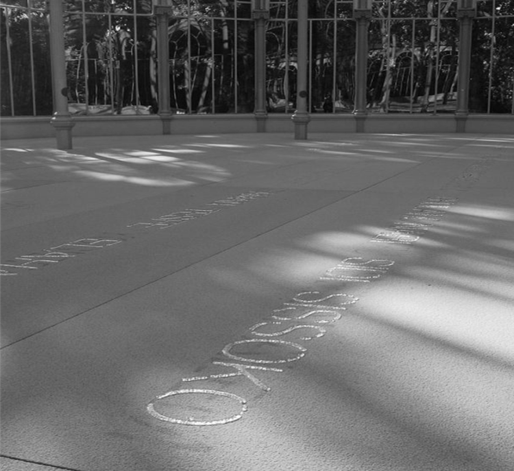 Vista de la instalación Palimpsesto de Doris Salcedo